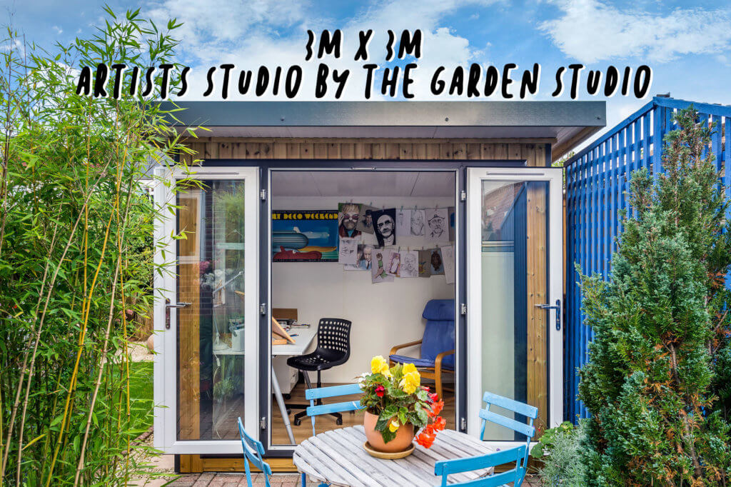 Exterior photo of 3m x 3m artist studio